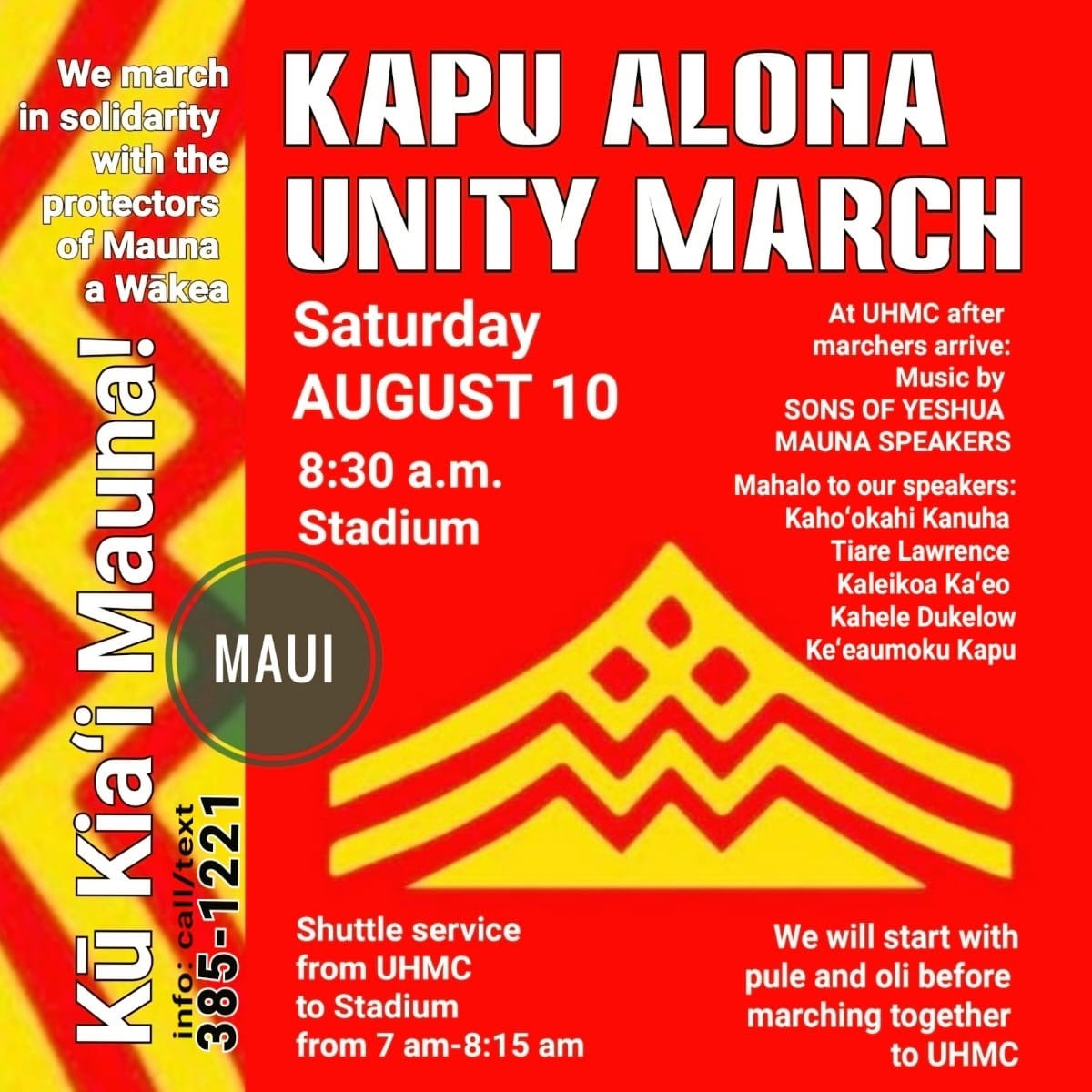 Maui Unity March » Conscious Maui